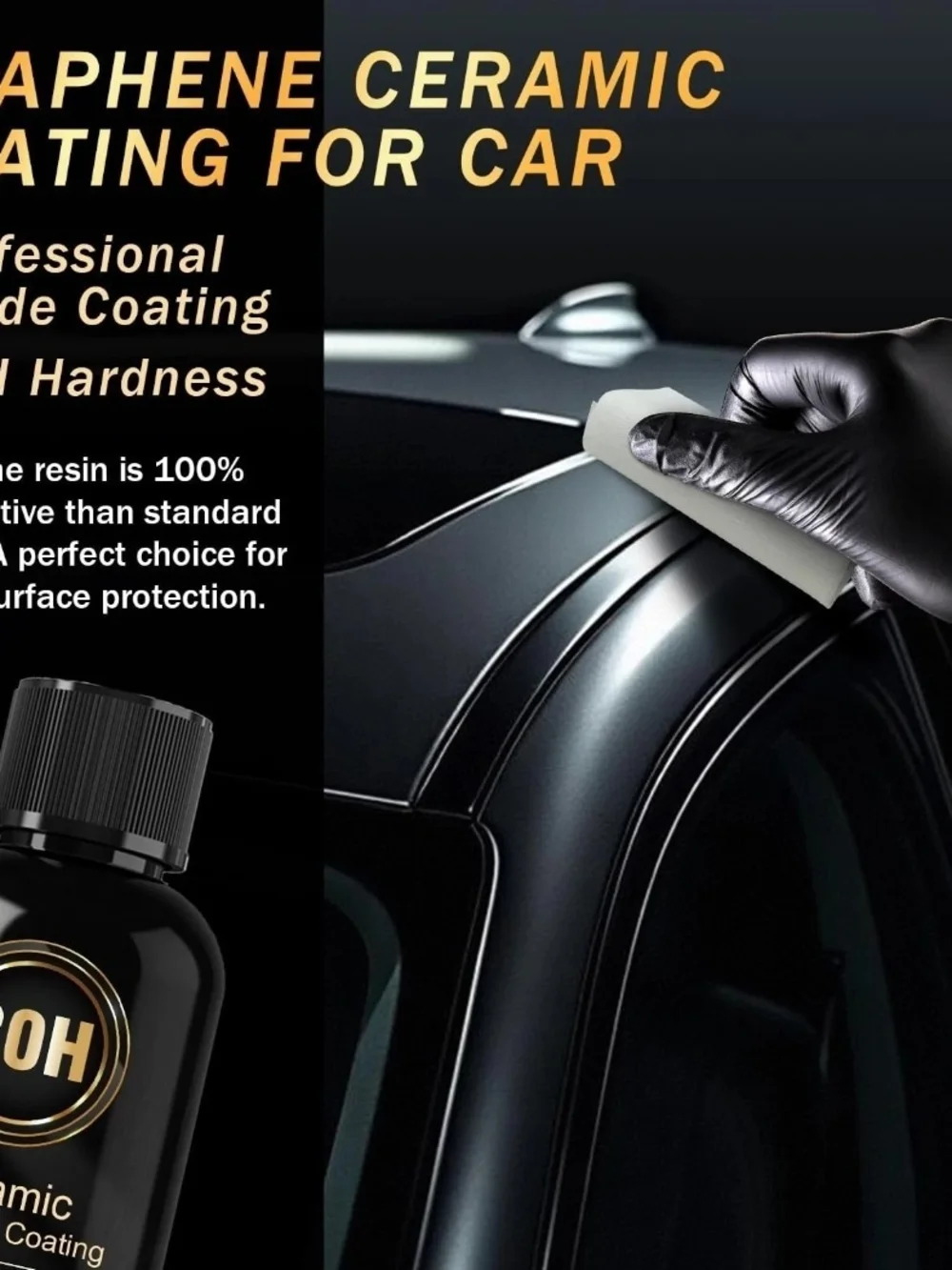 Ceramic Graphene Car Coating — Black — Professional Protection